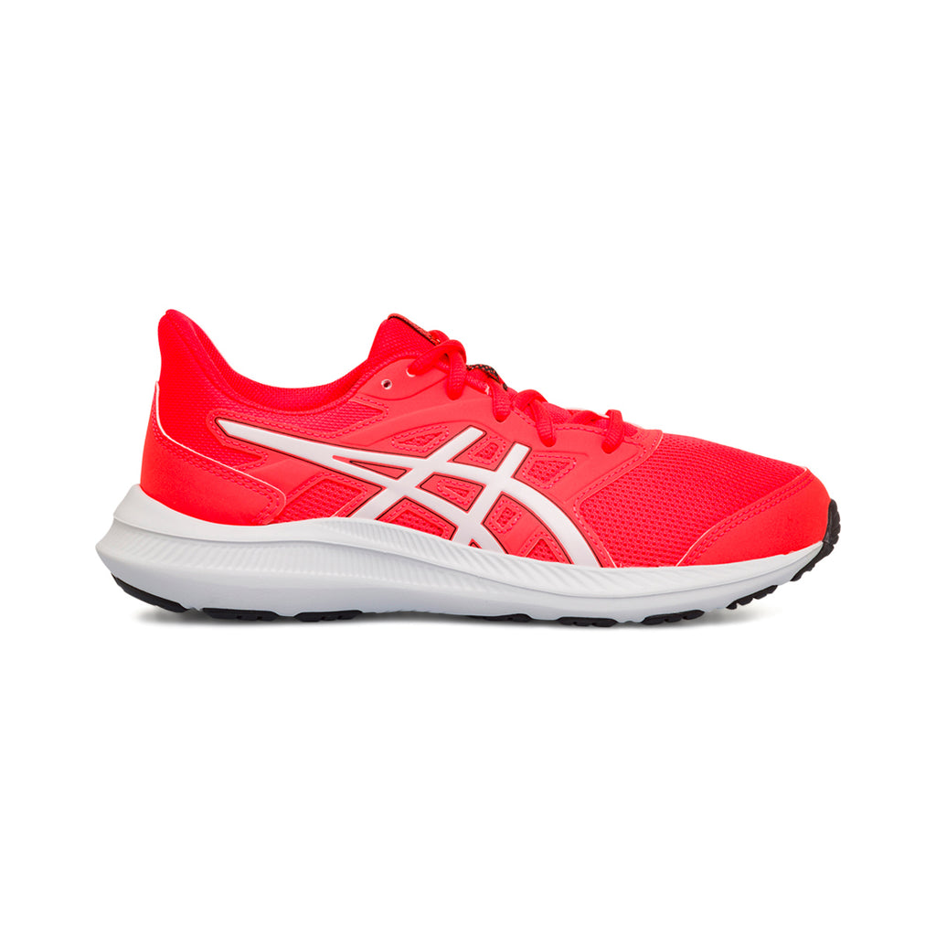 Scarpe da ginnastica rosse da ragazzo con logo laterale Asics Jolt 4 GS