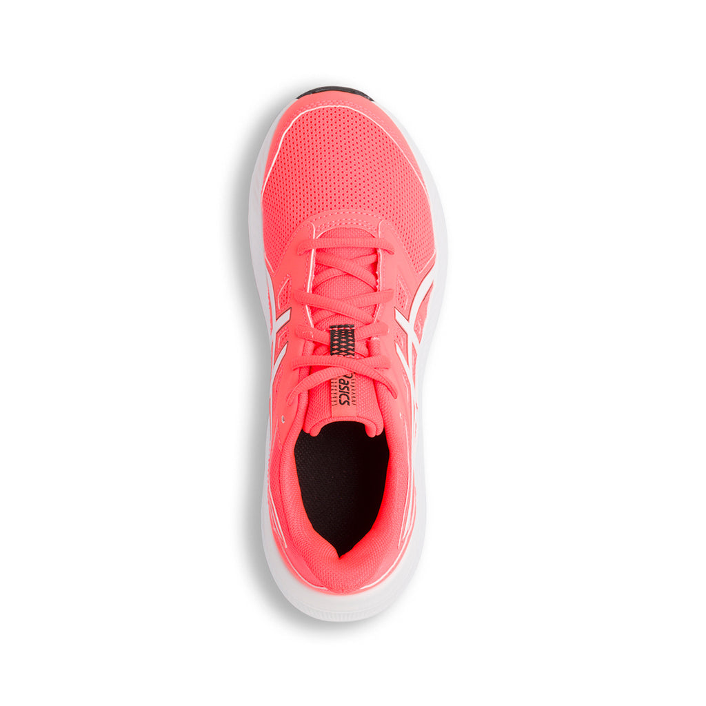 Scarpe da ginnastica rosse da ragazzo con logo laterale Asics Jolt 4 GS