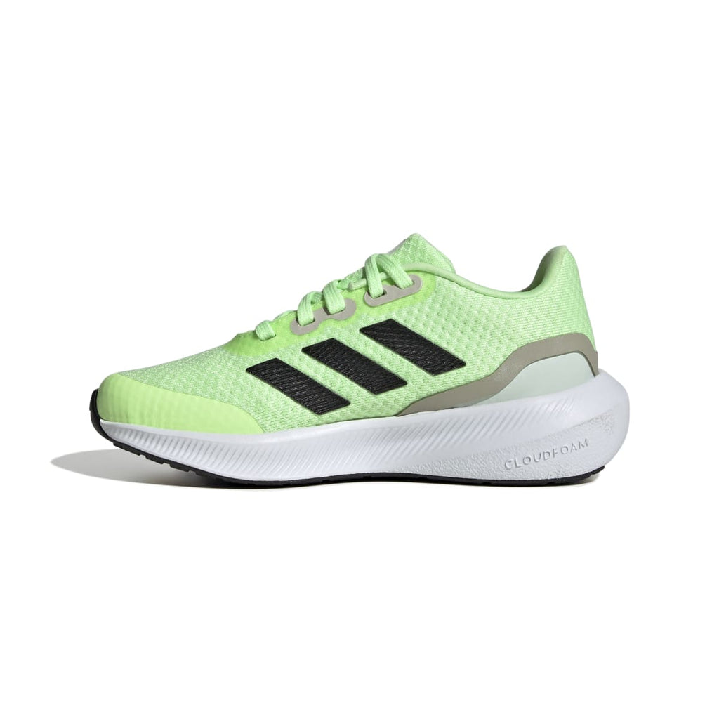Scarpe da running gialle da ragazzo con ammortizzazione Cloudfoam adidas Runfalcon 3.0 K