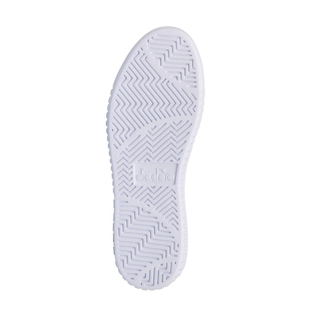 Sneakers bianche da ragazza con logo glitterato Diadora Game Step Glow Gs