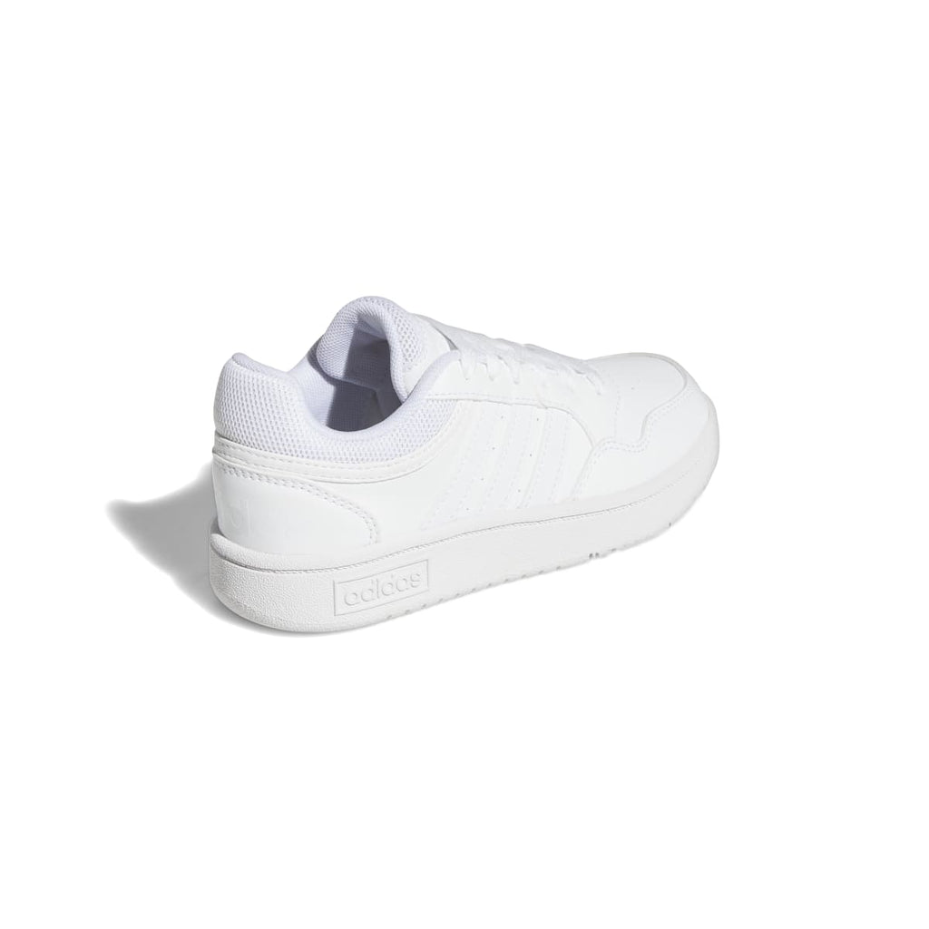 Sneakers bianche da ragazzo con design 3-stripes adidas Hoops 3.0 K