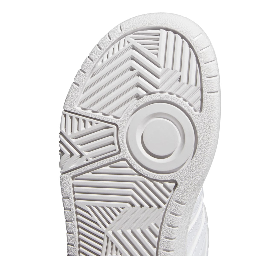 Sneakers bianche da ragazzo con design 3-stripes adidas Hoops 3.0 K
