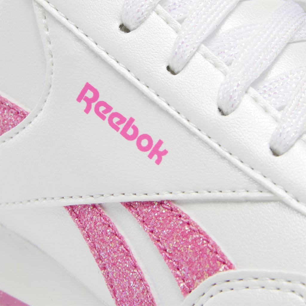 Scarpe da ginnnastica bianche da ragazza Reebok Royal Classic Jogger 3.0