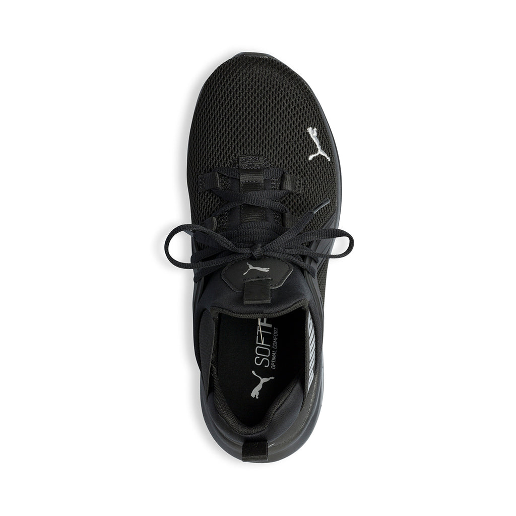 Sneakers nere in tessuto con inserti elastici Puma Enzo 2 Weave Jr