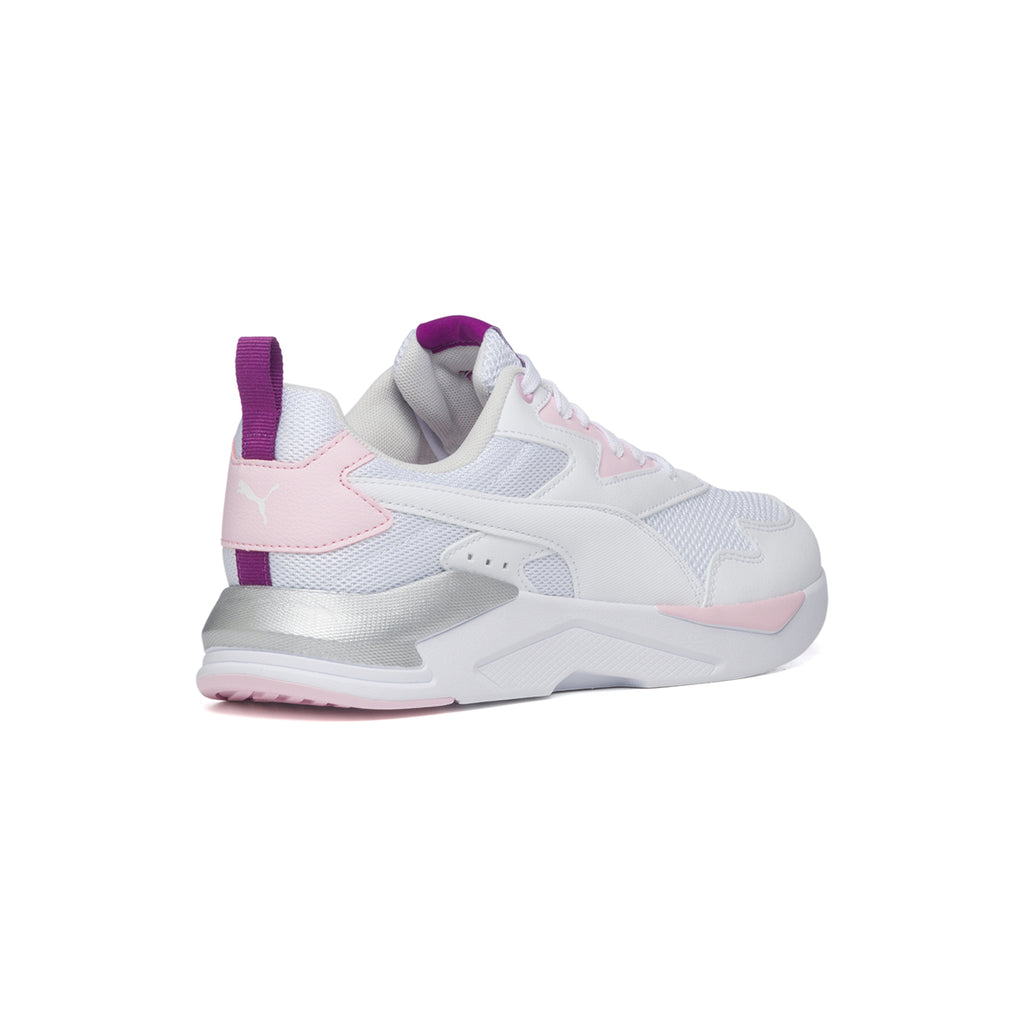 Sneakers bianche con dettagli rosa Puma X-Ray Lite Jr