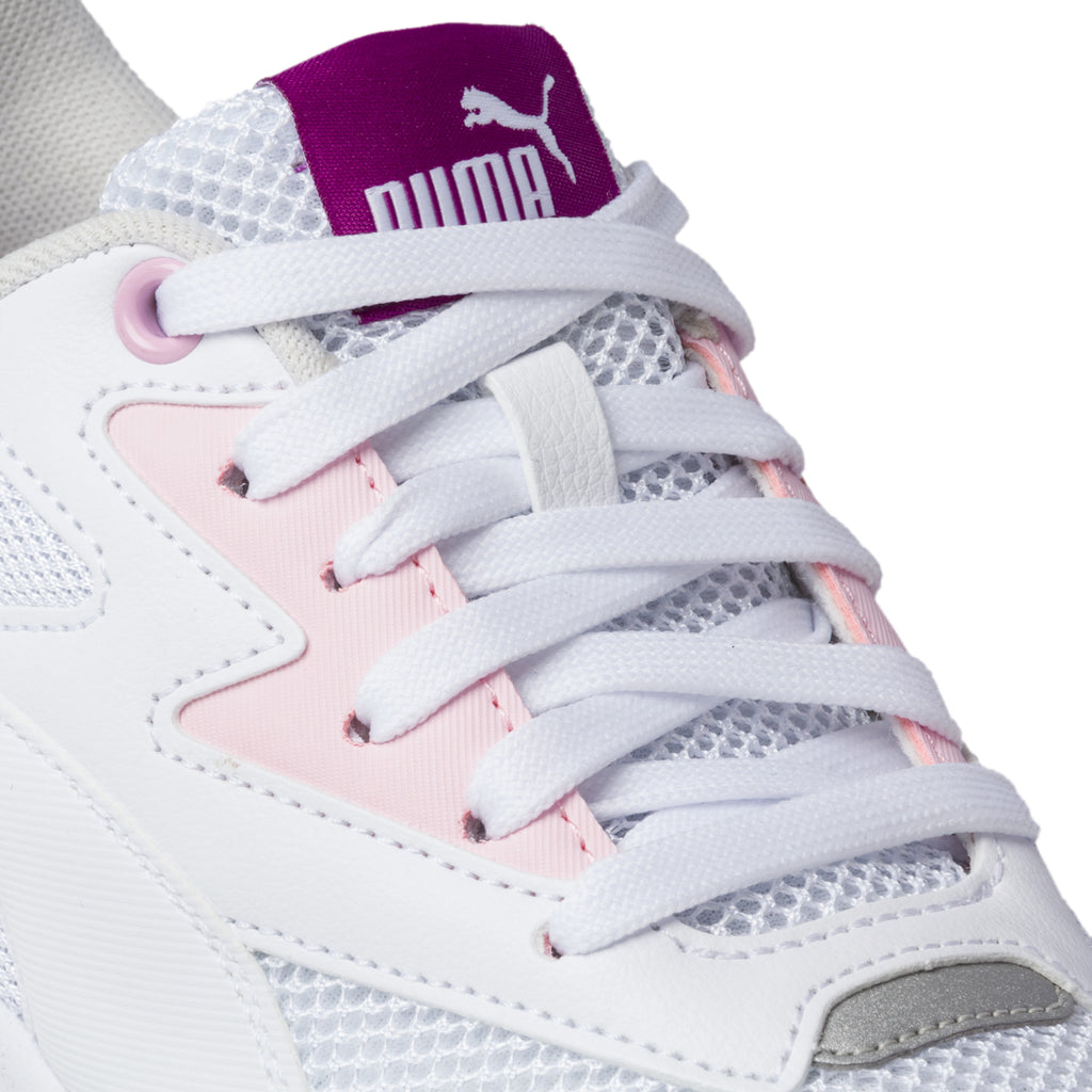 Sneakers bianche con dettagli rosa Puma X-Ray Lite Jr