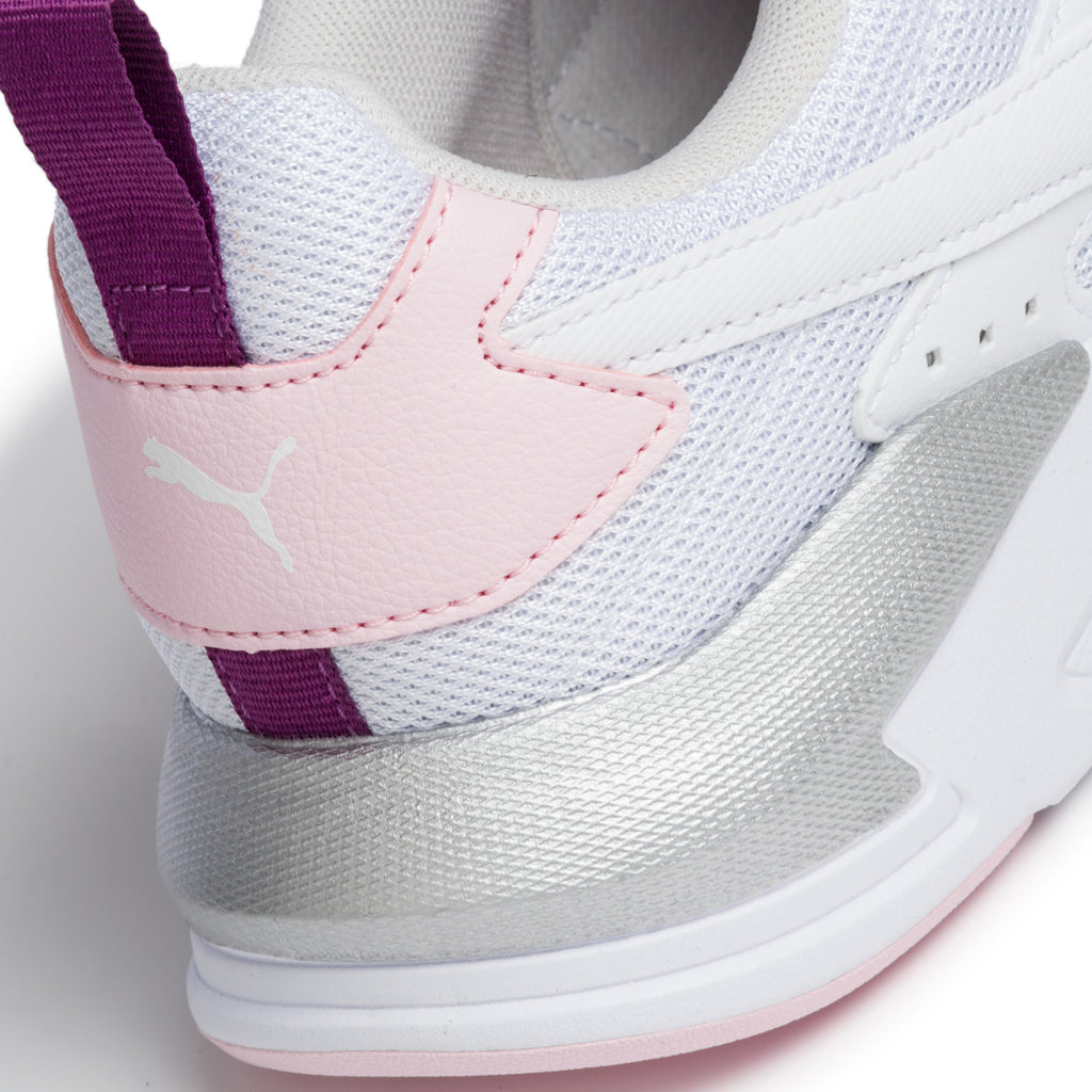 Sneakers bianche con dettagli rosa Puma X-Ray Lite Jr