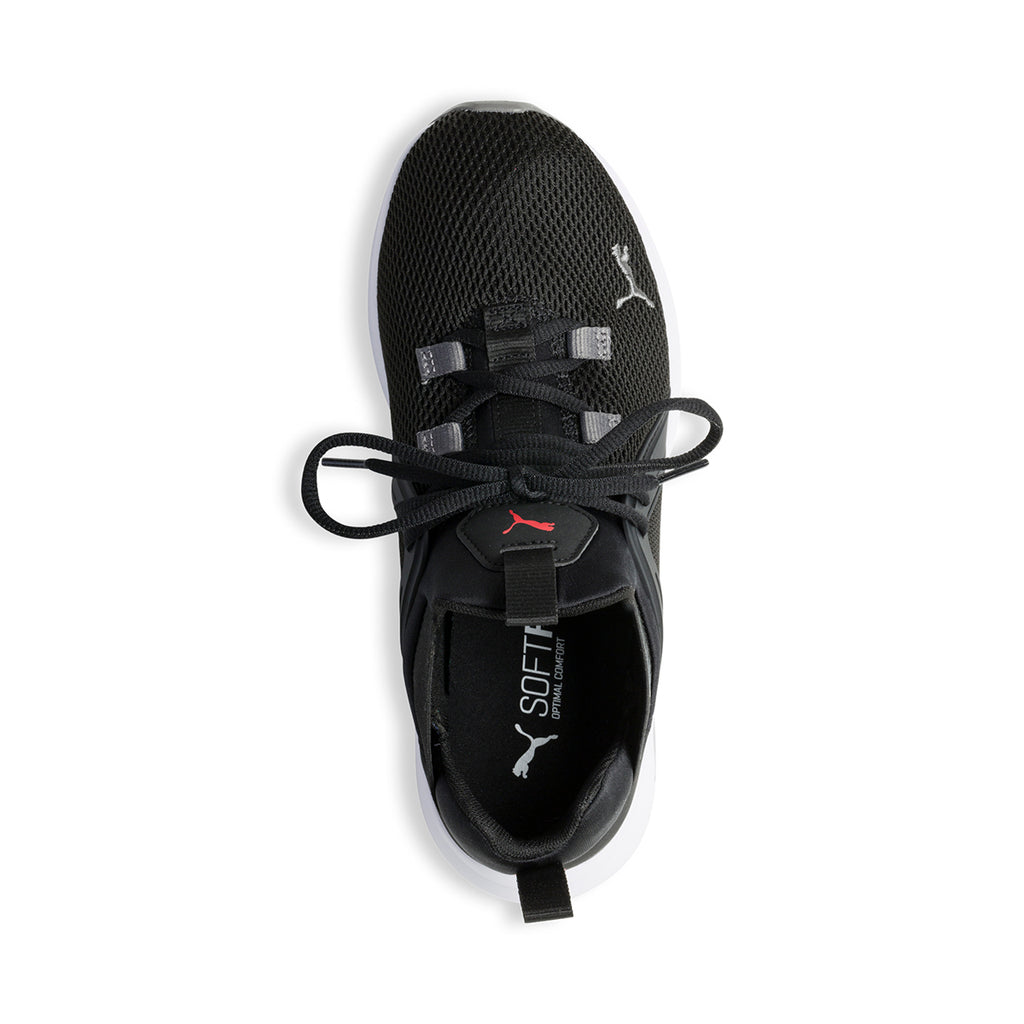 Sneakers nere in tessuto mesh con inserti elastici Puma Enzo 2 Weave Jr