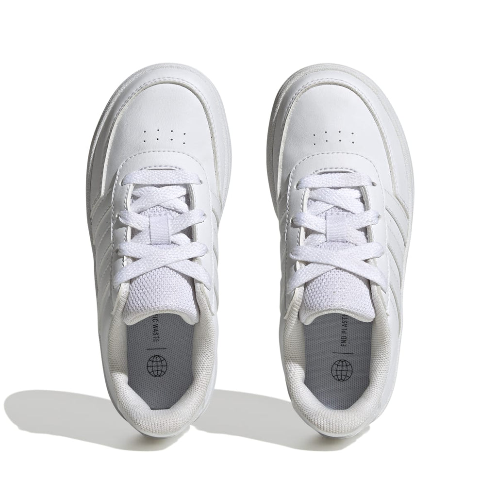 Sneakers bianche da ragazzo con design 3-stripes adidas Breaknet 2.0 K