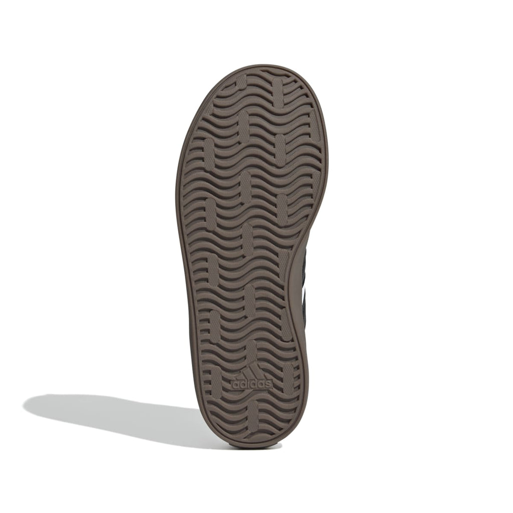 Sneakers bianche da ragazzo con strisce nere adidas VL Court 3.0 K
