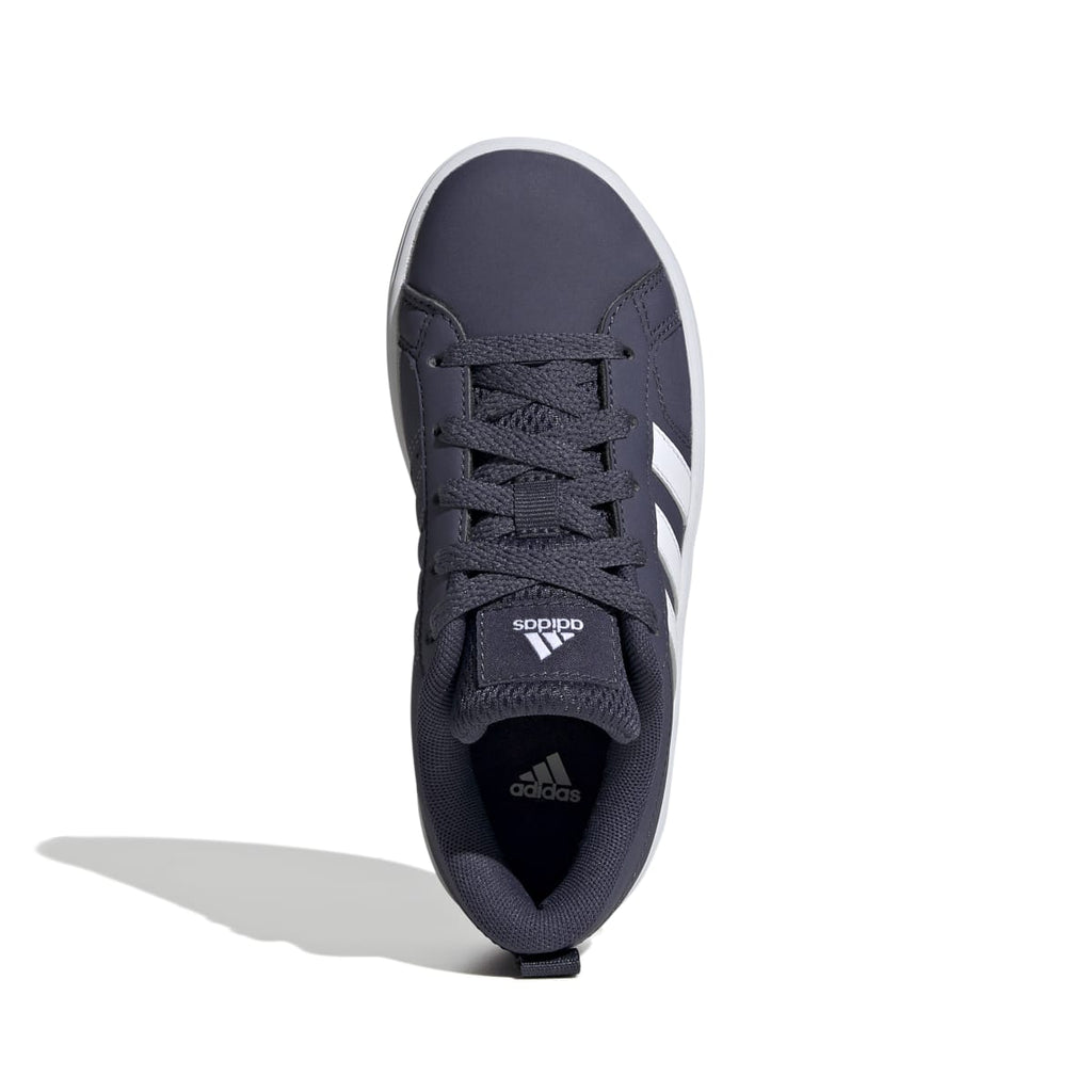 Sneakers blu navy da ragazzo con strisce bianche adidas VS Pace 2.0 K