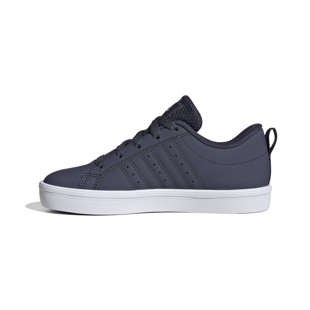Sneakers blu navy da ragazzo con strisce bianche adidas VS Pace 2.0 K