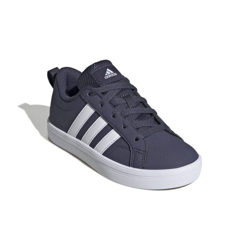 Sneakers blu navy da ragazzo con strisce bianche adidas VS Pace 2.0 K