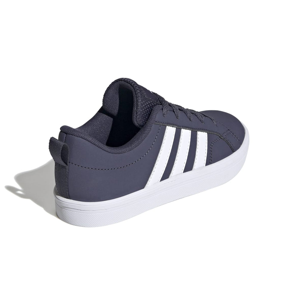 Sneakers blu navy da ragazzo con strisce bianche adidas VS Pace 2.0 K