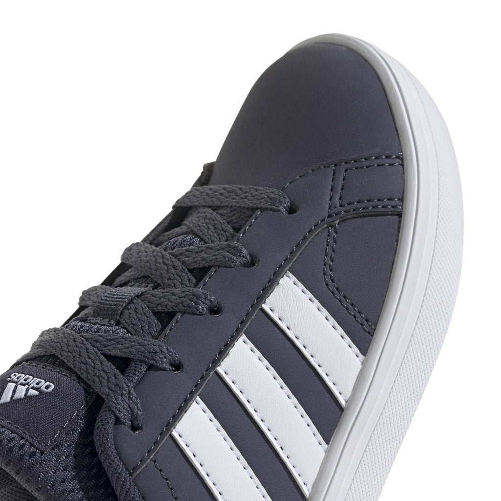 Sneakers blu navy da ragazzo con strisce bianche adidas VS Pace 2.0 K