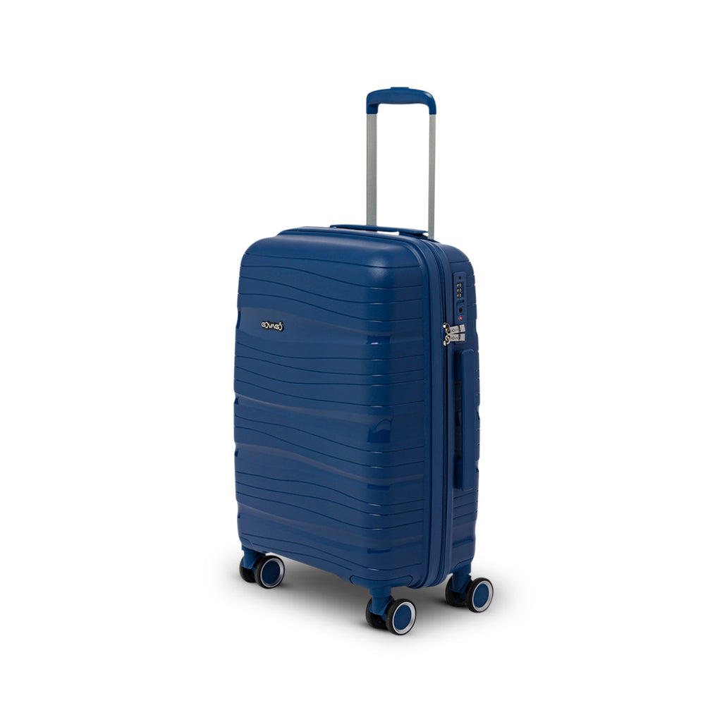 Trolley bagaglio a mano blu in PP Govago