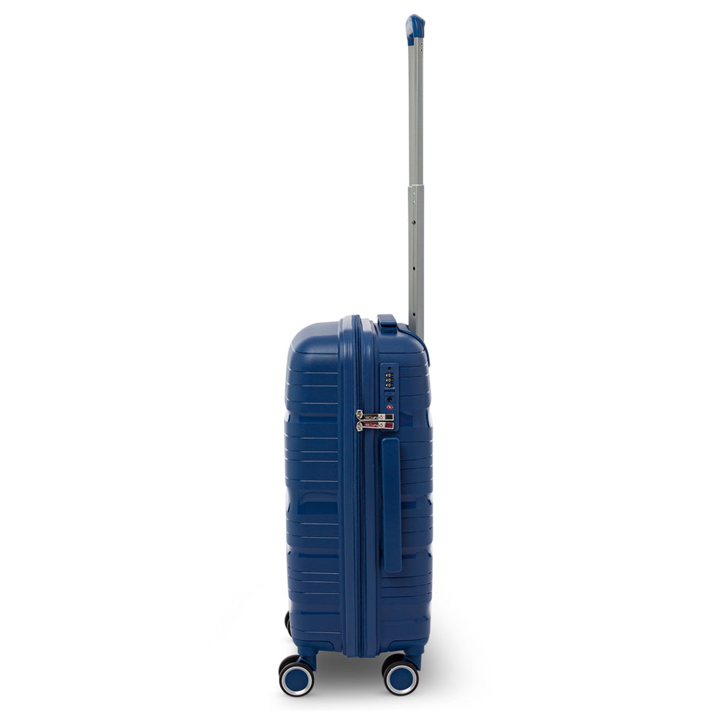 Trolley bagaglio a mano blu in PP Govago