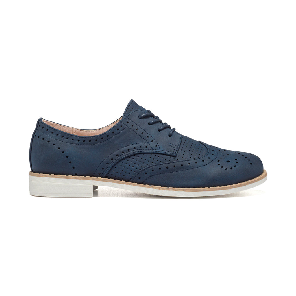 Stringate blu con dettagli brogue Lora Ferres