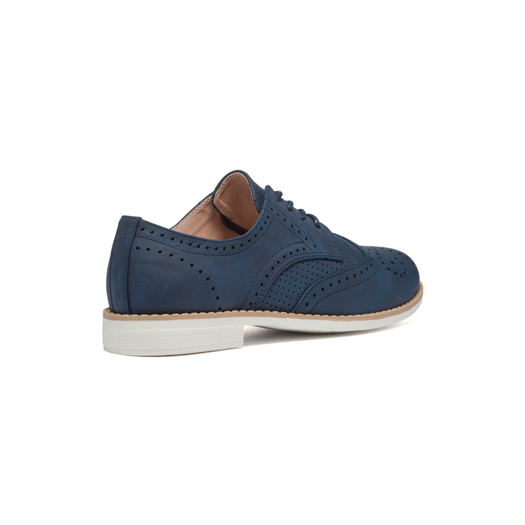 Stringate blu con dettagli brogue Lora Ferres