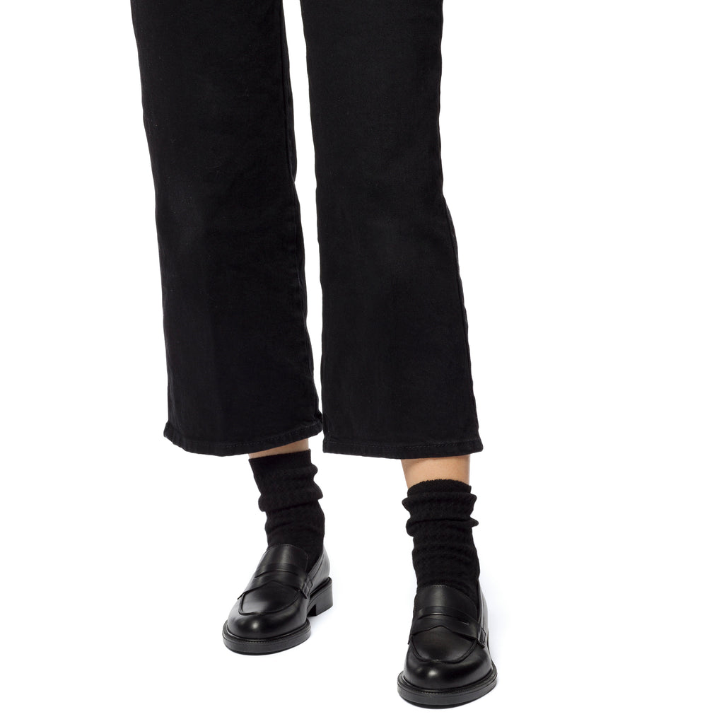 Mocassini neri da donna in pelle P Essentials