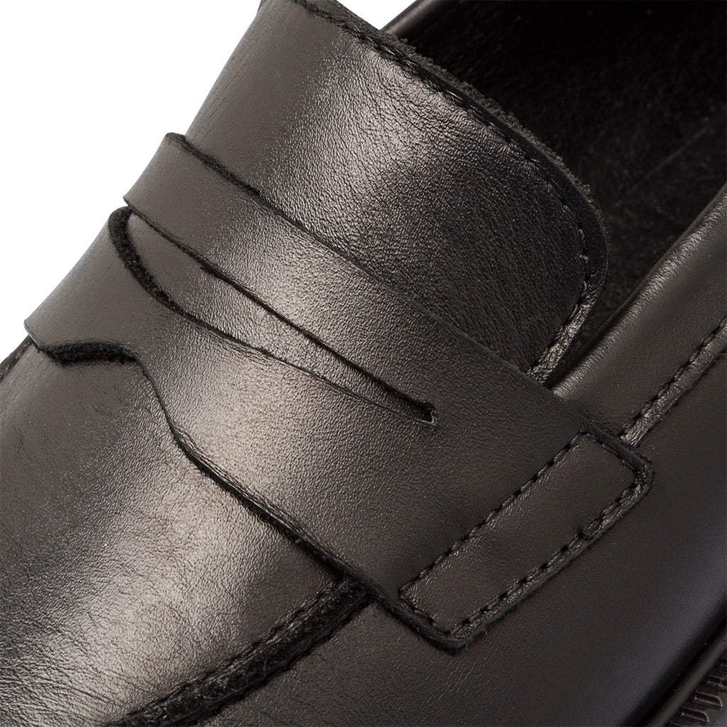 Mocassini neri da donna in pelle P Essentials