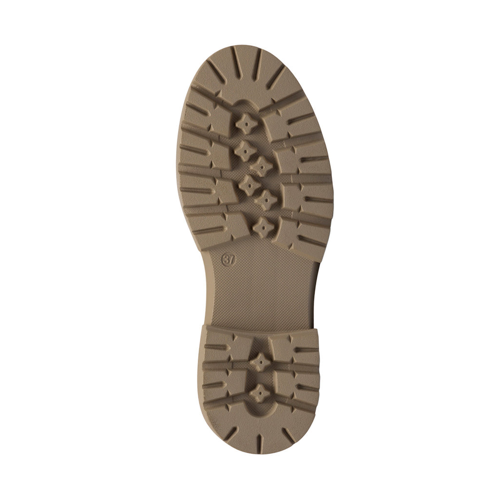 Mocassini taupe da donna con suola chunky e morsetto Swish Jeans