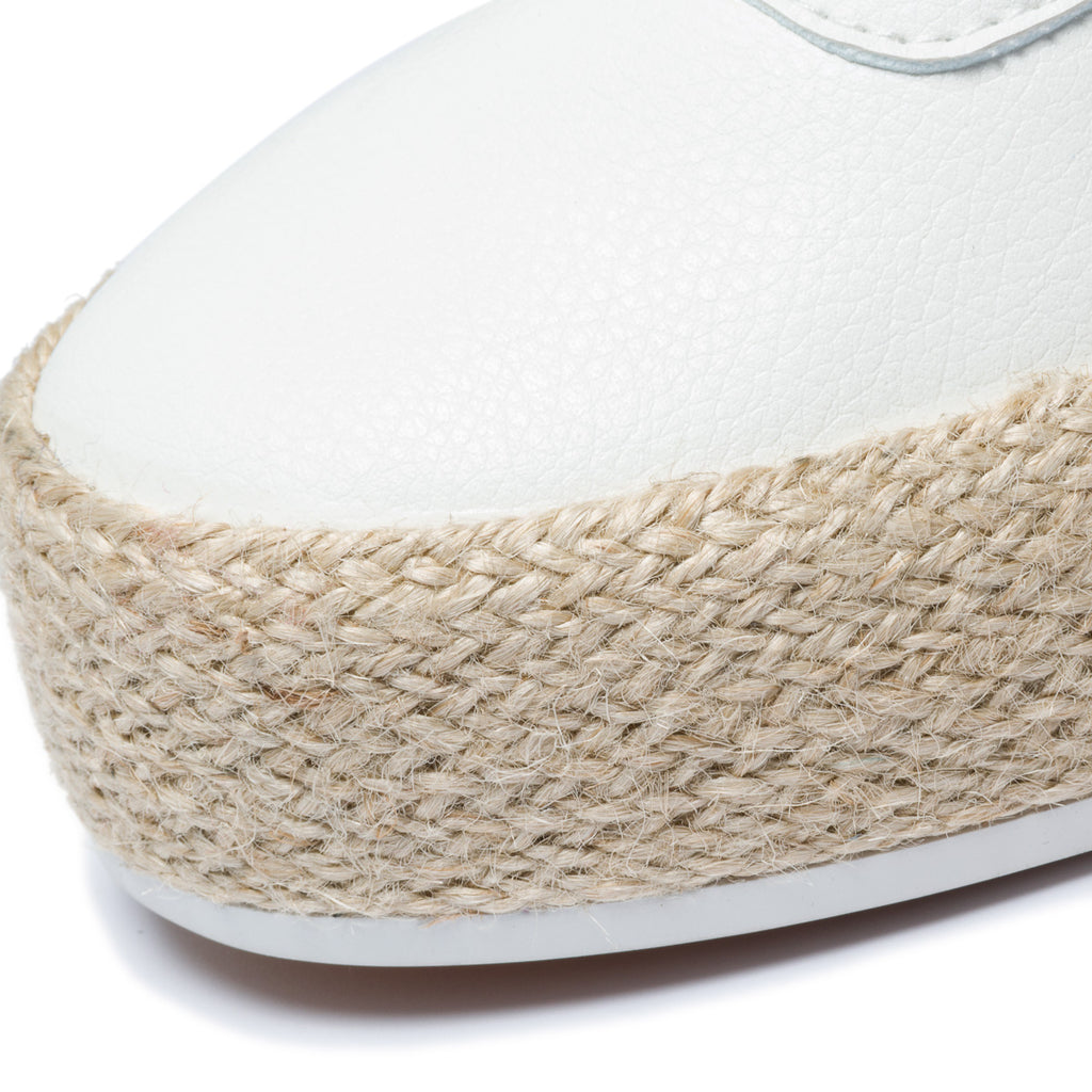 Sneakers bianche con suola in corda Lora Ferres
