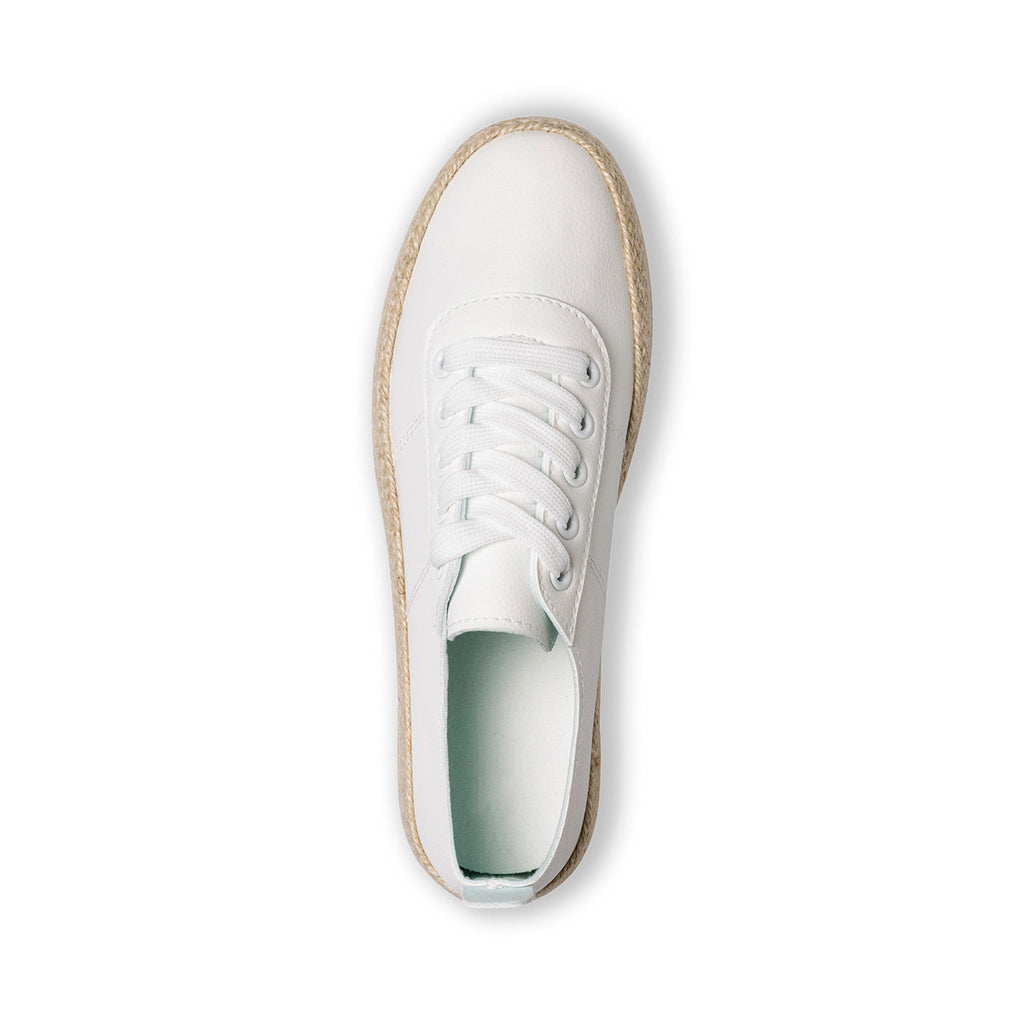 Sneakers bianche con suola in corda Lora Ferres