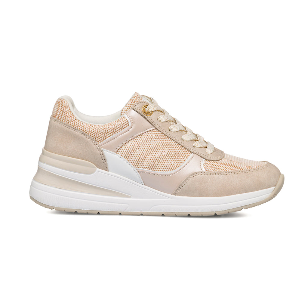 Sneakers oro rosa da donna con maxi-suola Lora Ferres