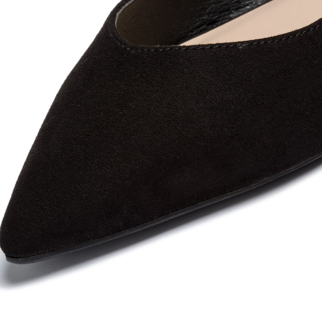 Ballerine nere in microfibra Lora Ferres