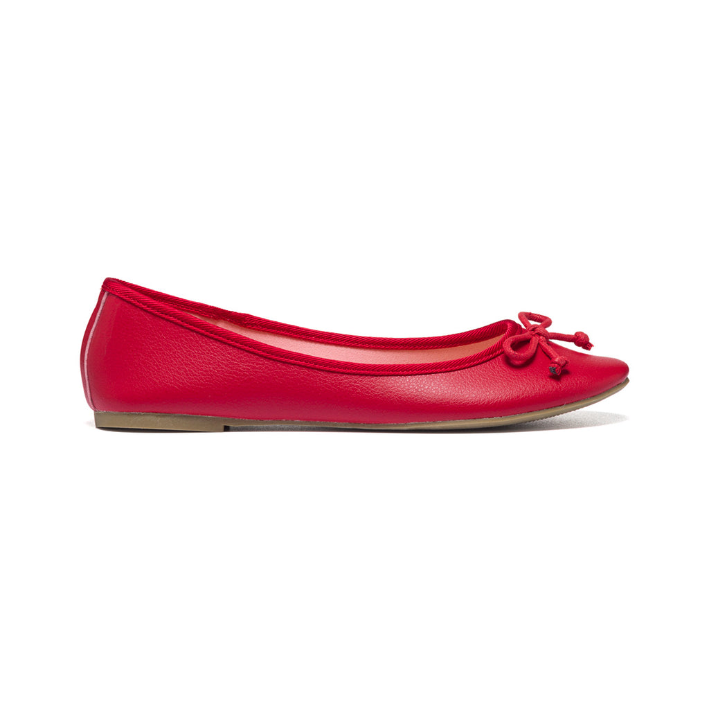 Ballerine rosse con fiocchetto Lora Ferres