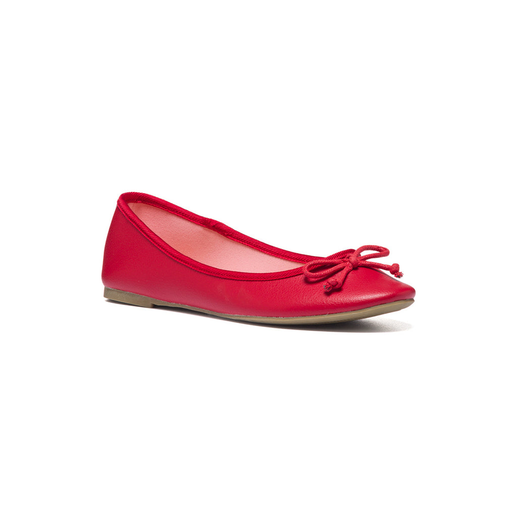 Ballerine rosse con fiocchetto Lora Ferres