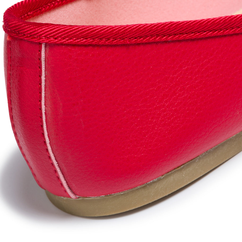 Ballerine rosse con fiocchetto Lora Ferres