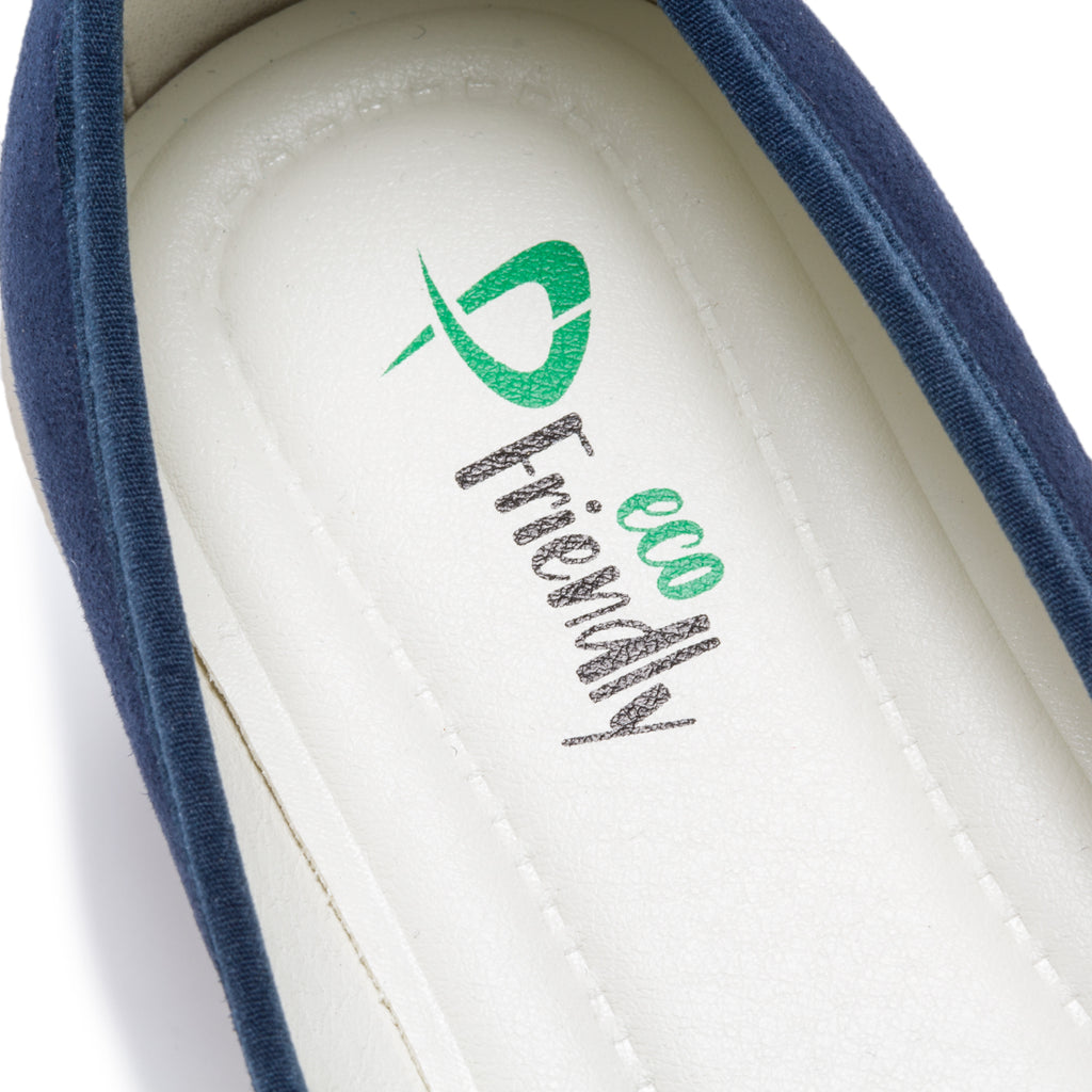 Ballerine blu navy effetto glitterato P Eco Friendly
