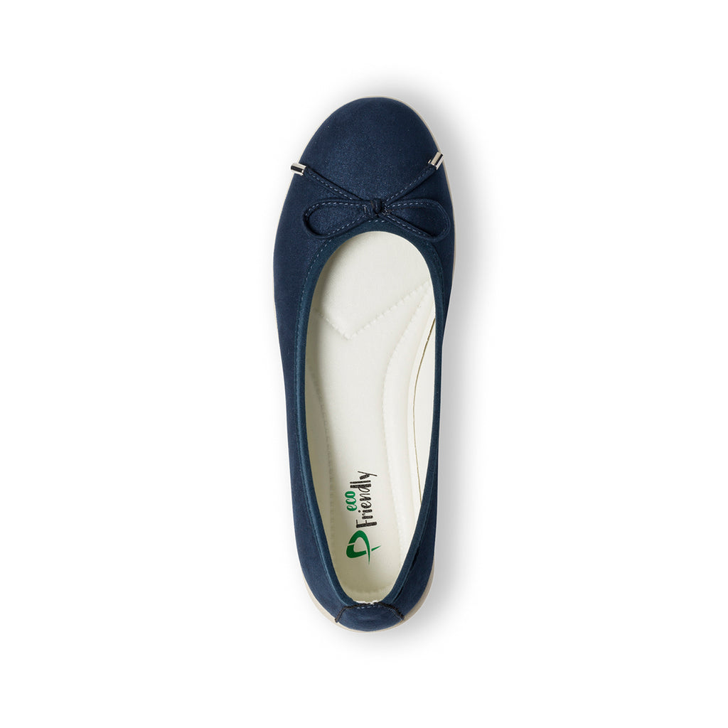 Ballerine blu navy effetto glitterato P Eco Friendly