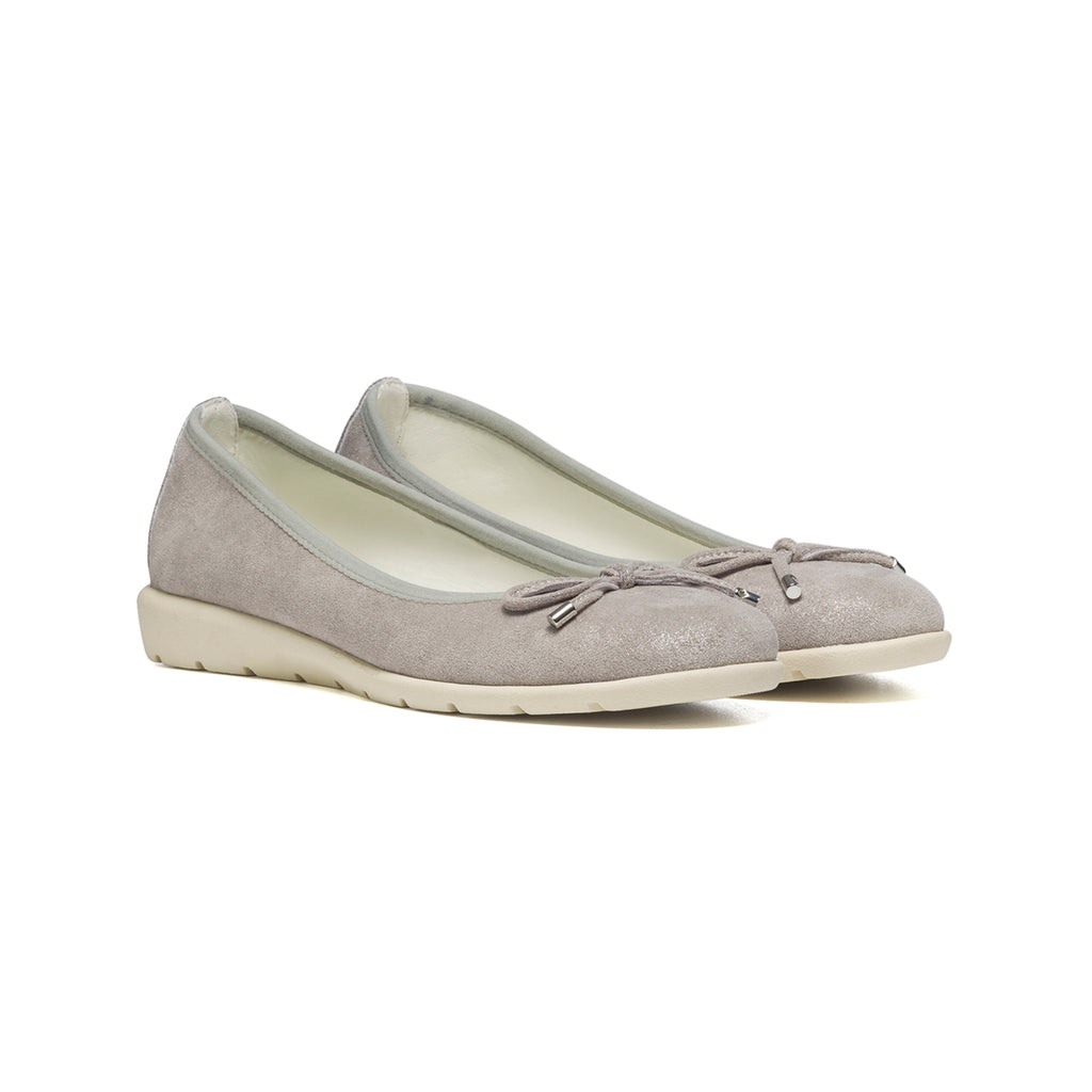 Ballerine argento effetto glitterato P Eco Friendly