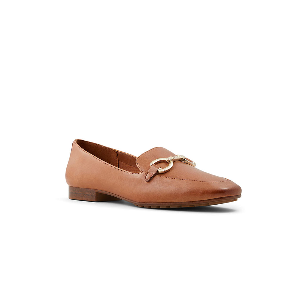 Mocassini color cognac in pelle con morsetto ALDO Wicilama