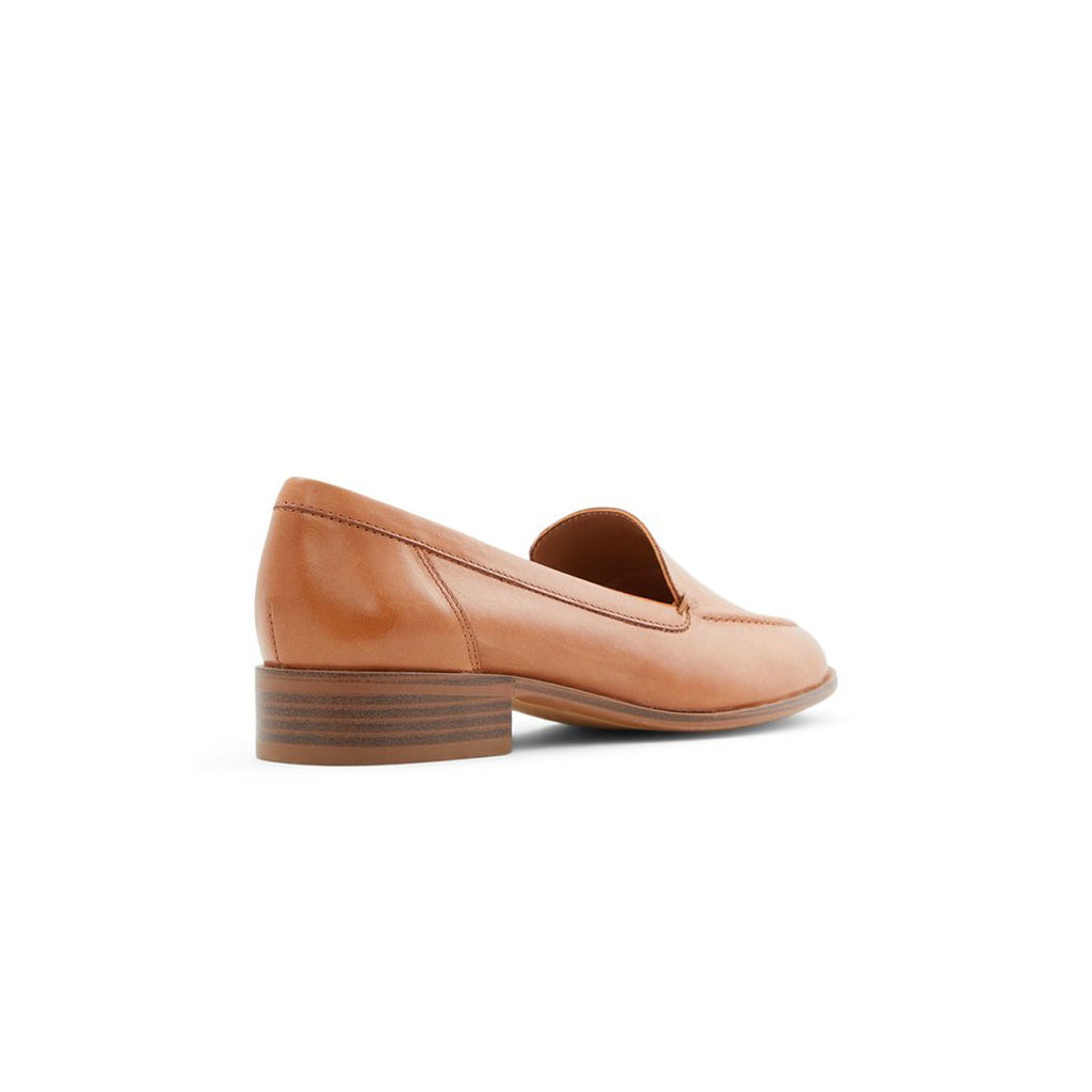 Mocassini color cognac in pelle con tacco 3 cm ALDO Gililiaflex