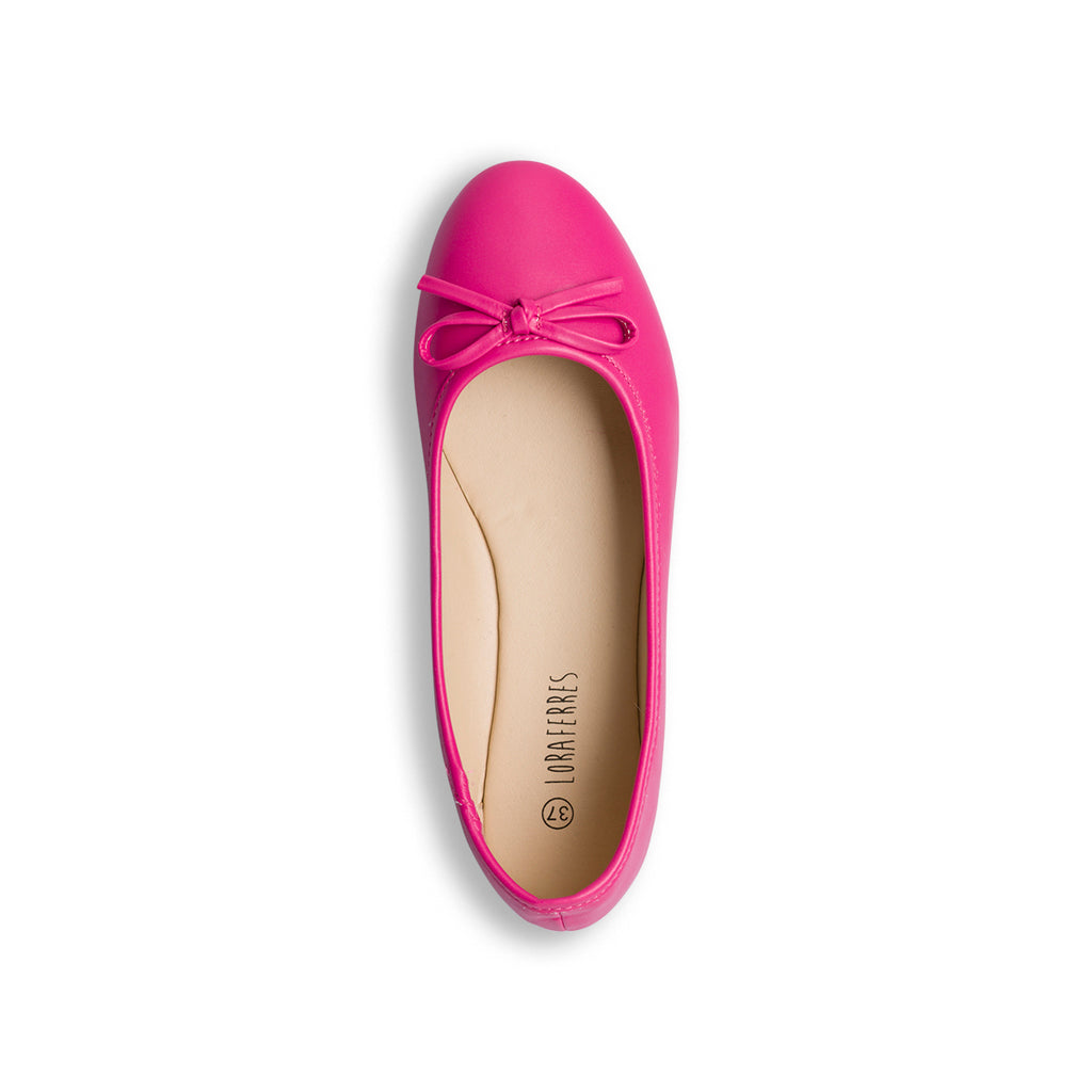 Ballerine fucsia da donna con fiocchetto Lora Ferres