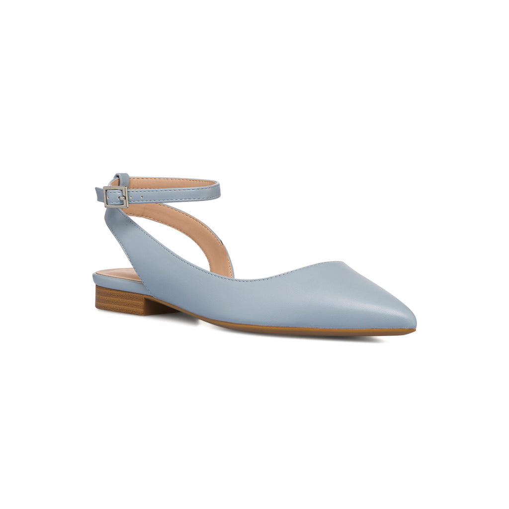 Ballerine slingback azzurre con cinturino alla caviglia Lora Ferres
