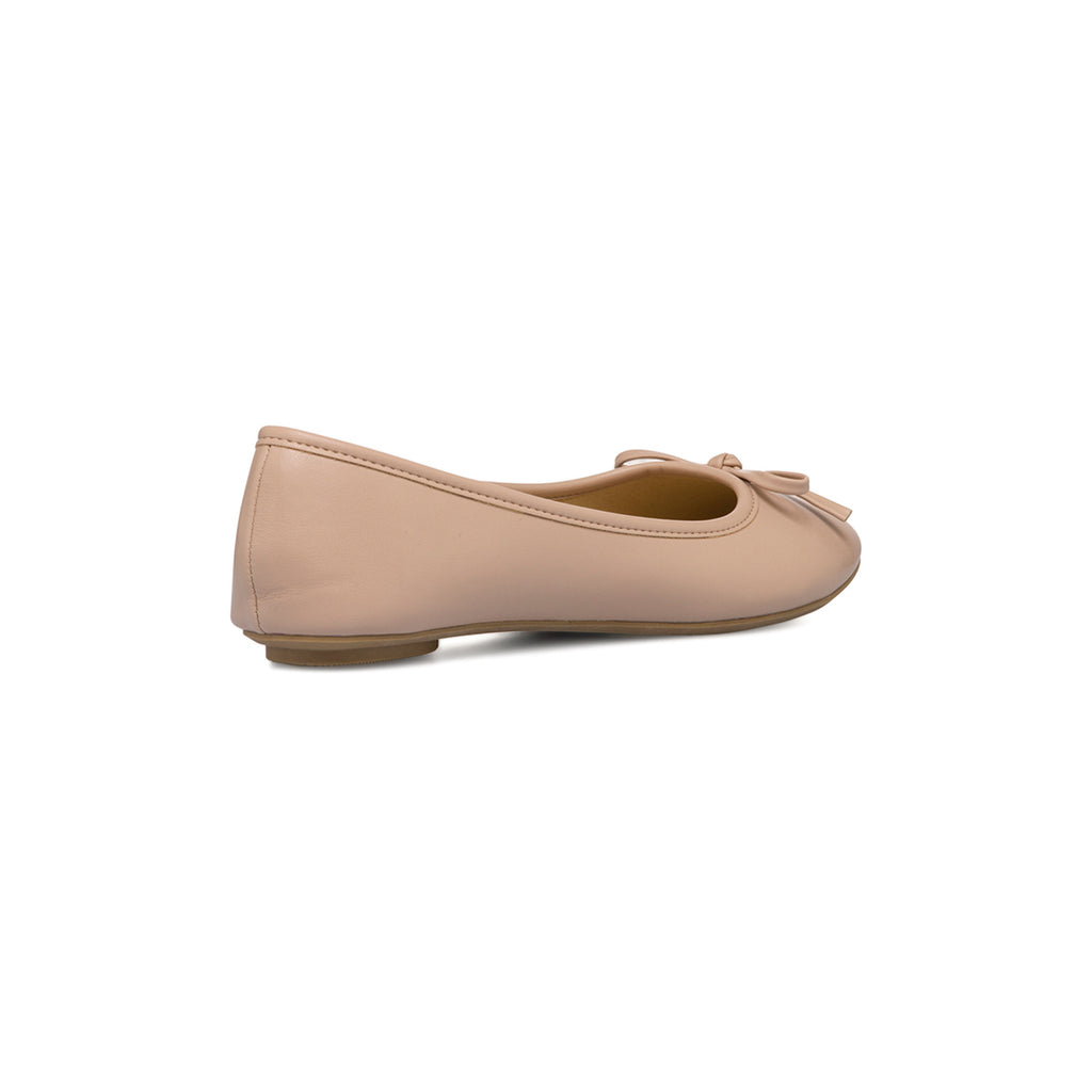 Ballerine color nude da donna con fiocchetto Lora Ferres