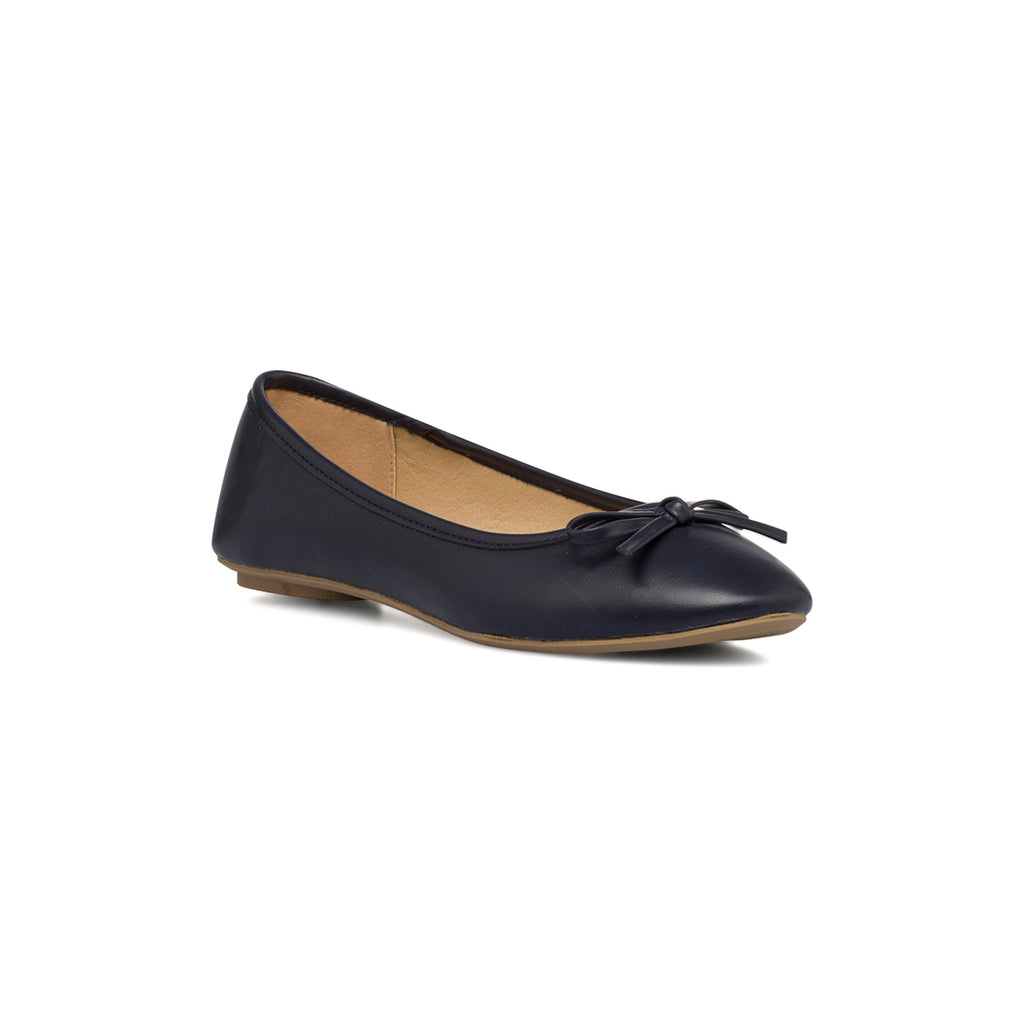 Ballerine blu navy da donna con fiocchetto Lora Ferres