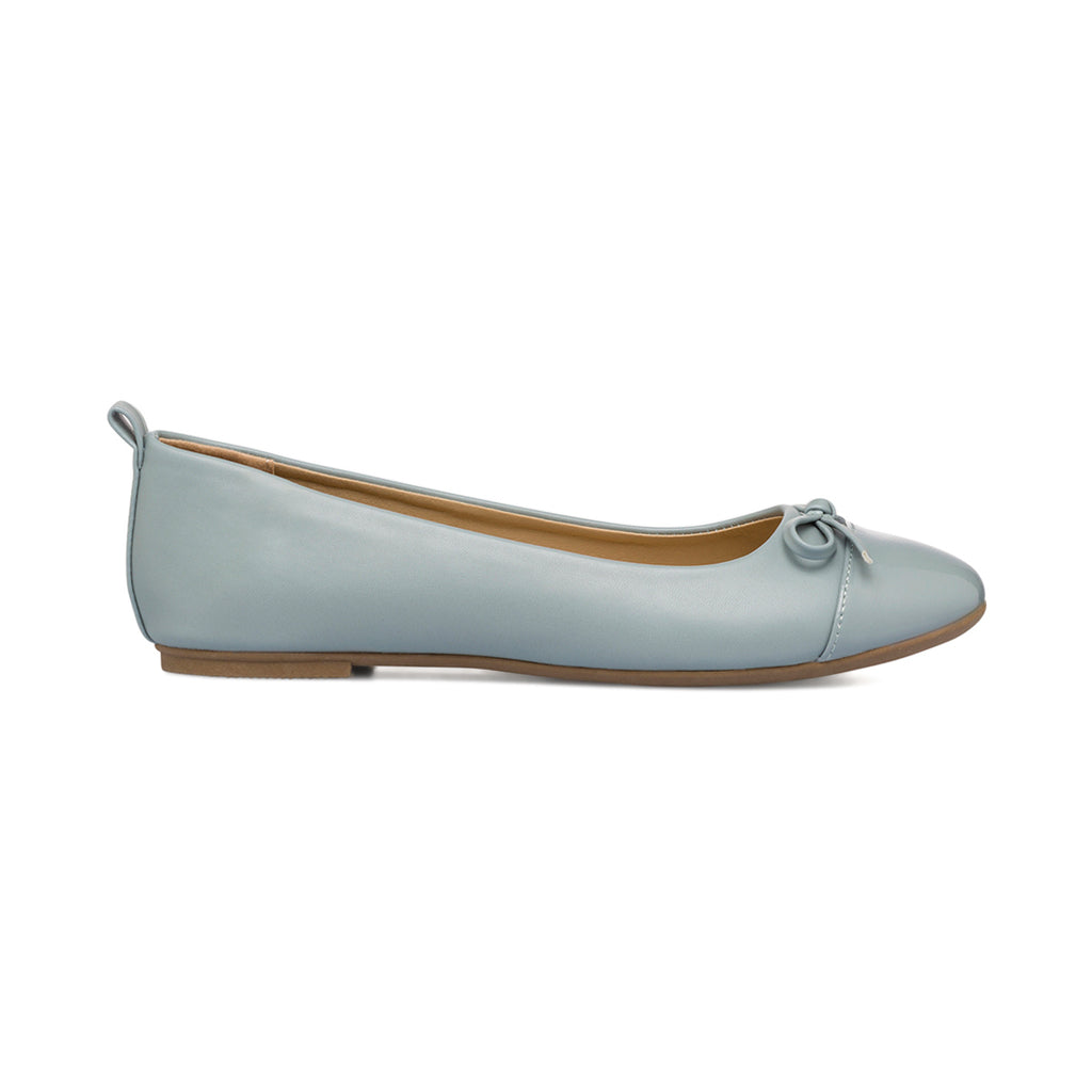 Ballerine azzurre da donna con fiocchetto Lora Ferres