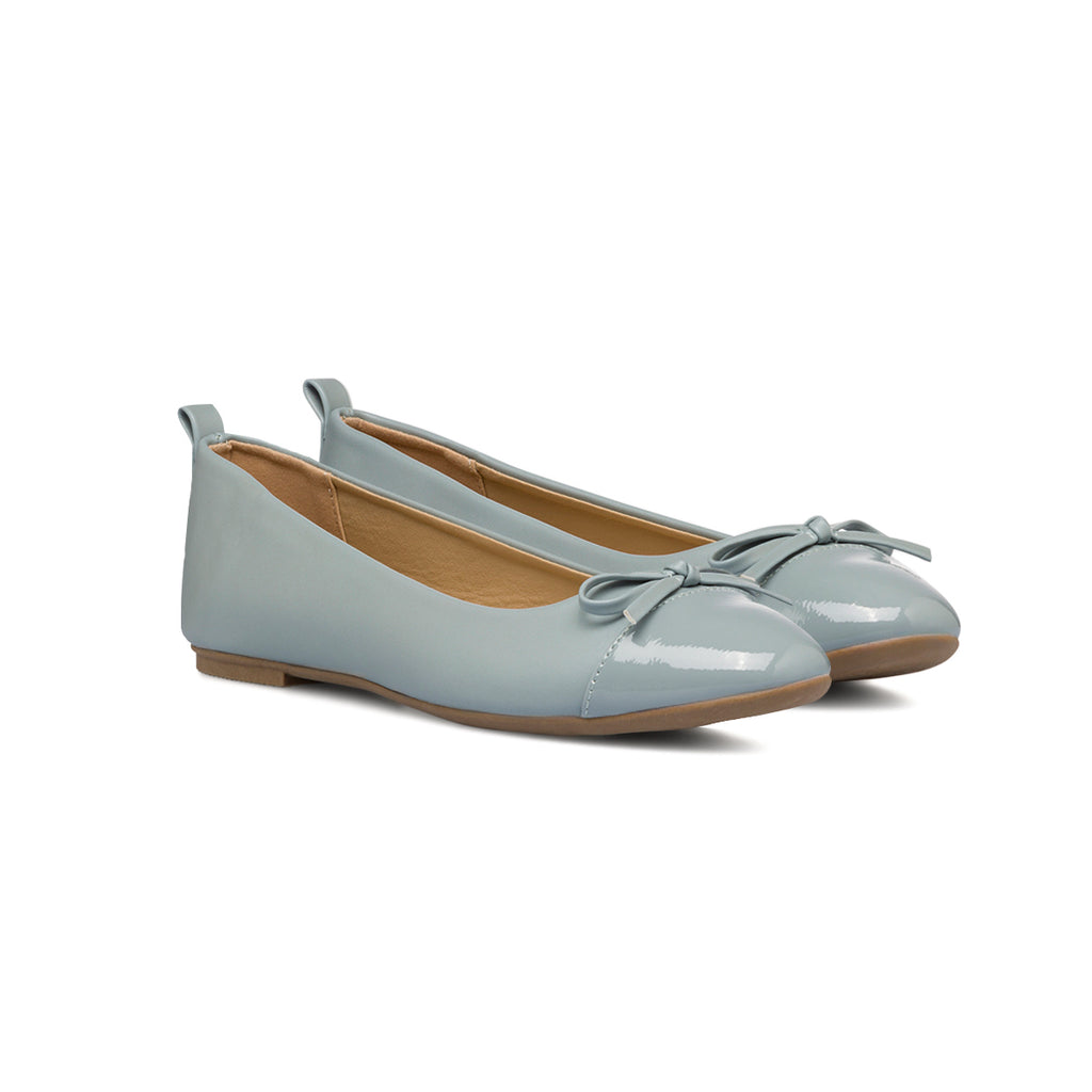 Ballerine azzurre da donna con fiocchetto Lora Ferres