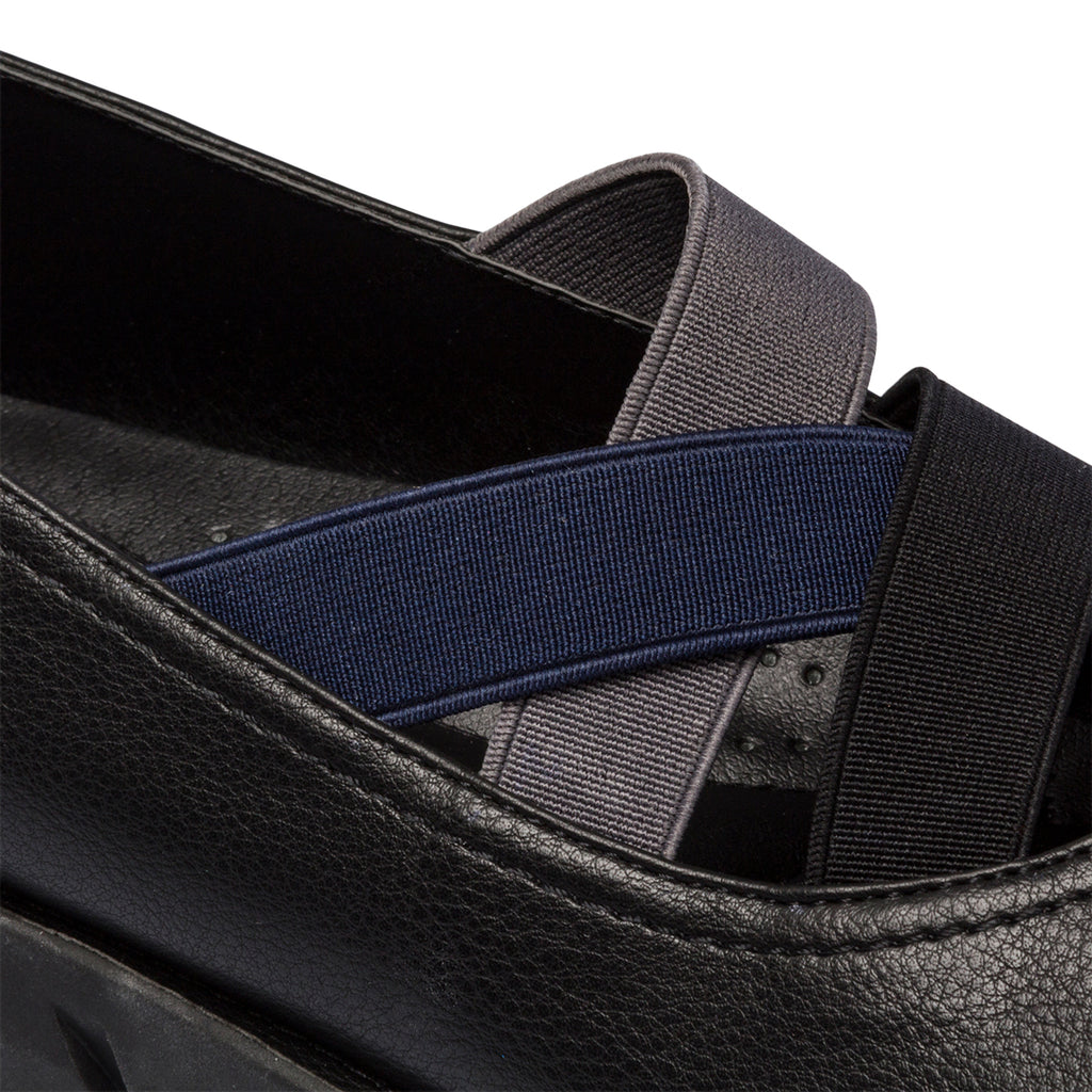 Ballerine nere da donna con fascette colorate P Eco Friendly