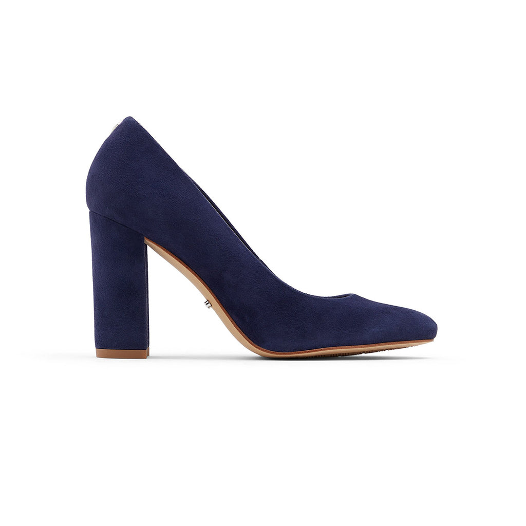 Décolleté blu in pelle scamosciata con tacco 9 cm ALDO Aurelline