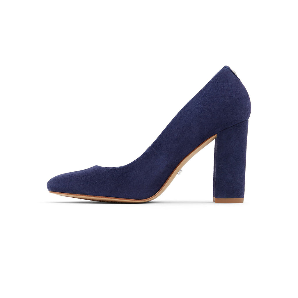 Décolleté blu in pelle scamosciata con tacco 9 cm ALDO Aurelline