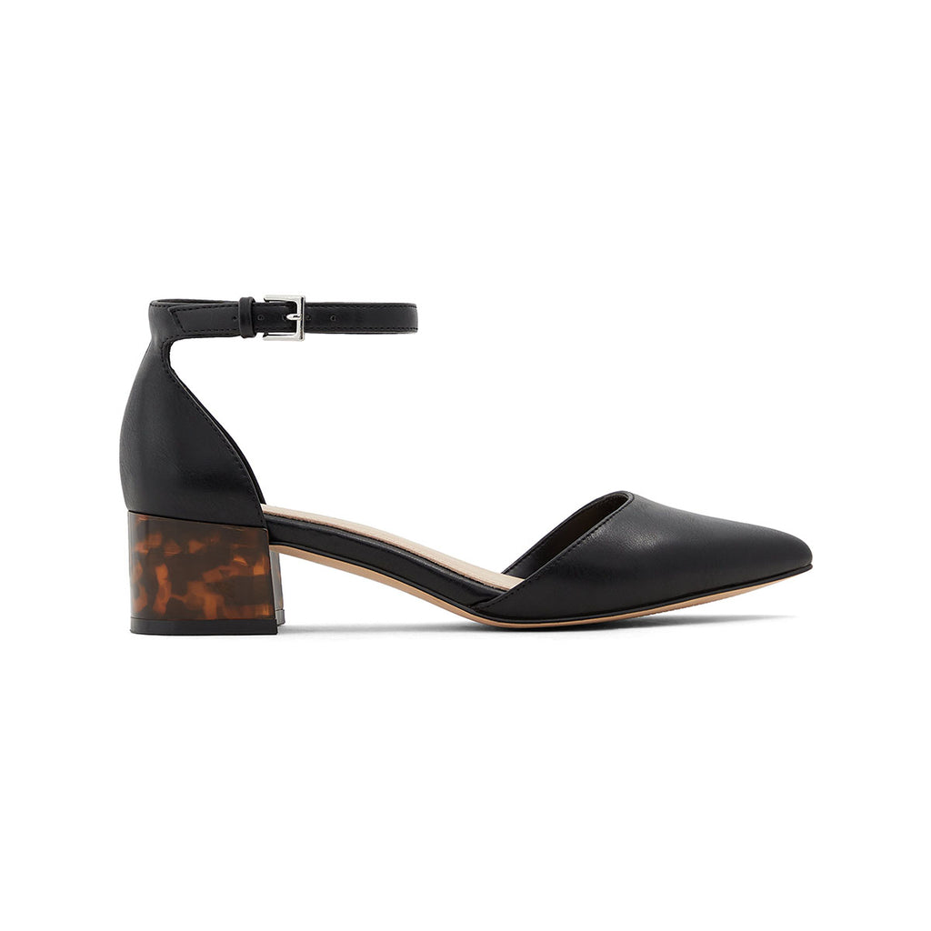 Décolleté nere in pelle con tacco 4 cm ALDO Zulian