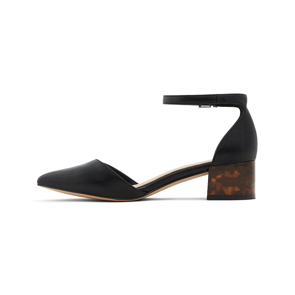 Décolleté nere in pelle con tacco 4 cm ALDO Zulian