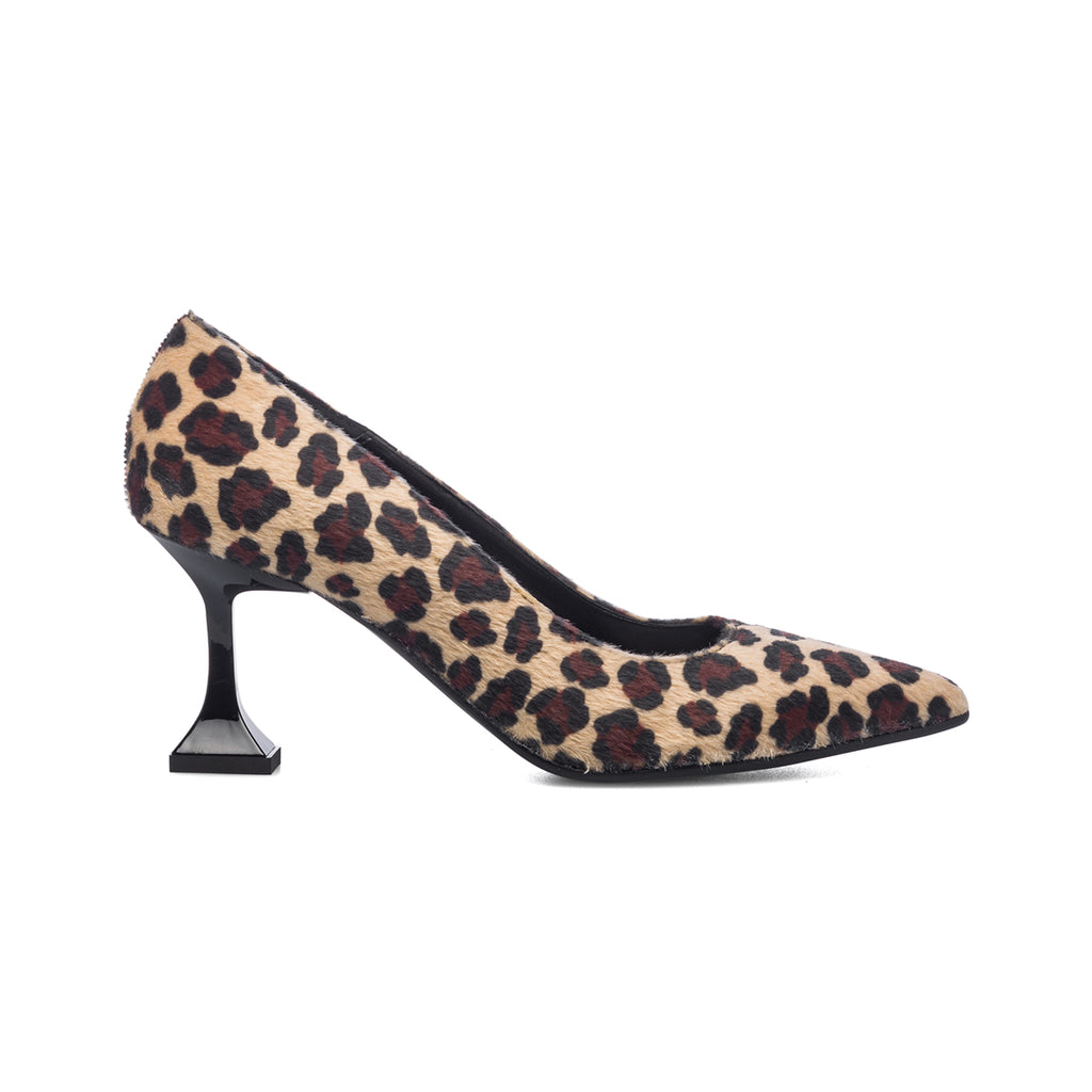 Décolleté animalier con tacco 7 cm Swish Jeans